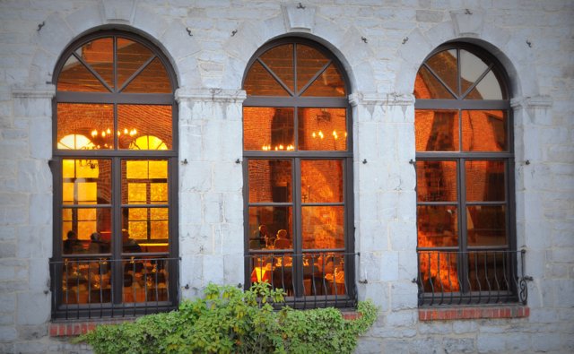 salle de restauration du Gîte Bleu